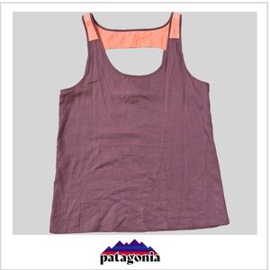 Women's Patagonia open back tank top | Purple/Orange‎ | Sz: 8